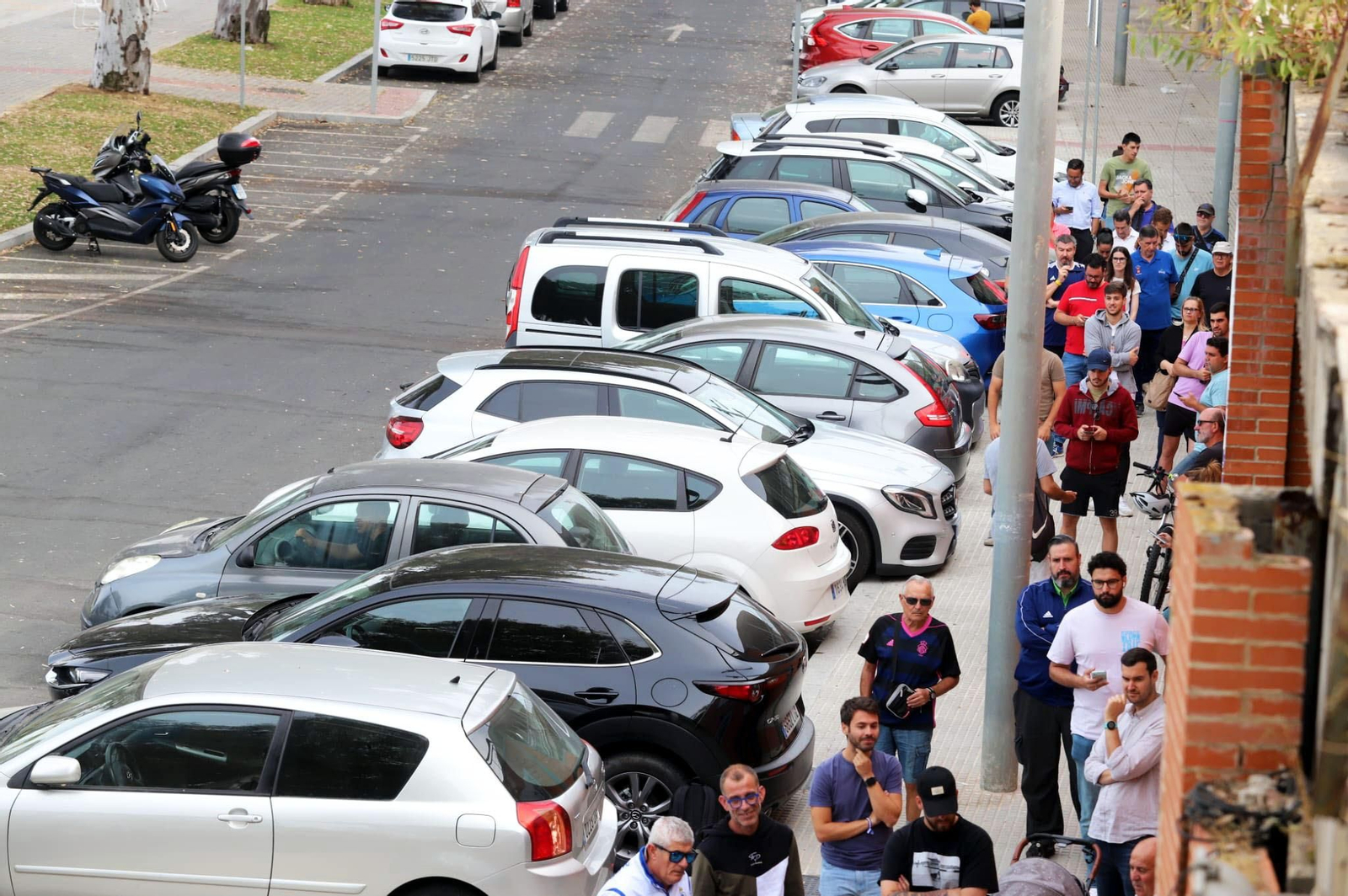 Las mejores imágenes de la venta de entradas para el partido Gimnástica Segoviana-Recreativo