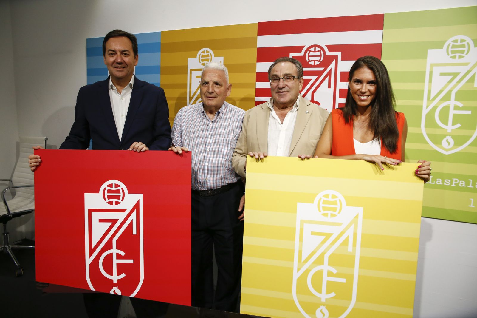 Antonio Fernández-Monterrubio, Mariano Santos, Pepe Macanás y Paula de la Peña