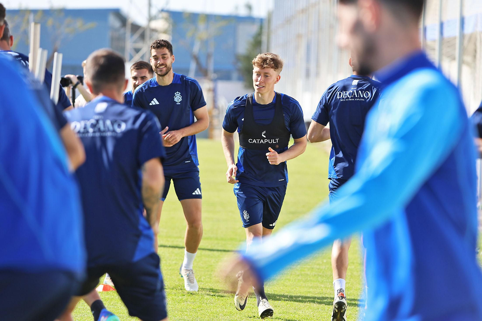 Imágenes del entrenamiento del Recreativo de Huelva