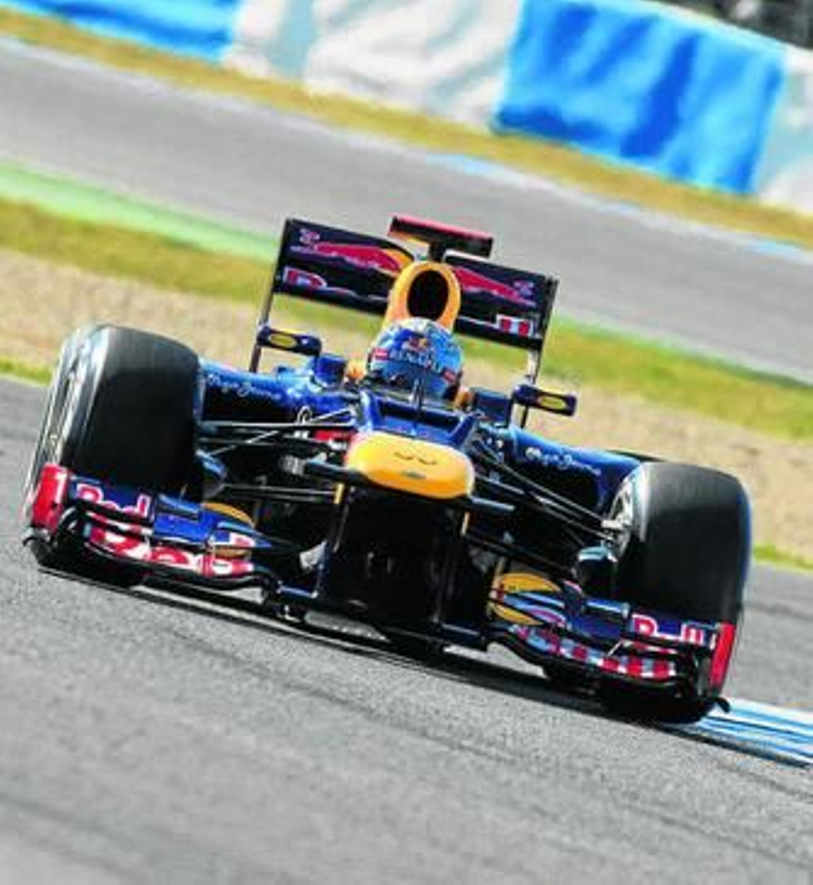 Sebastian Vettel estableció el tercer crono del día.