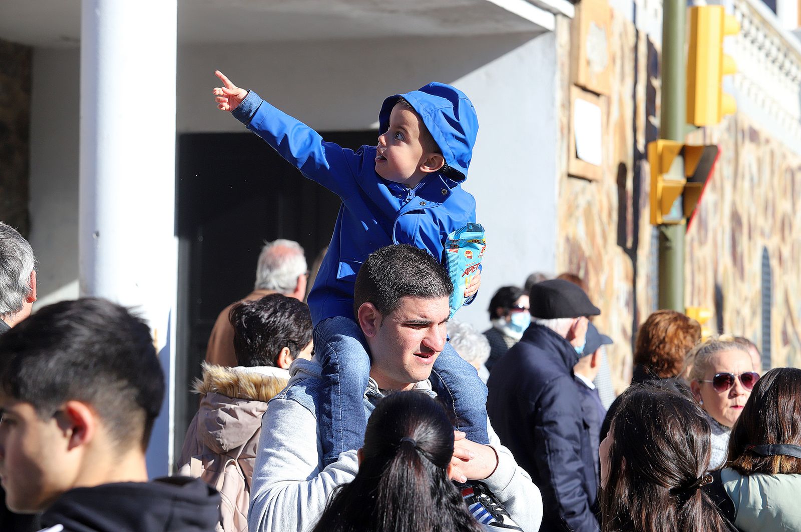 Imágenes de la procesión de San Sebastián en Huelva