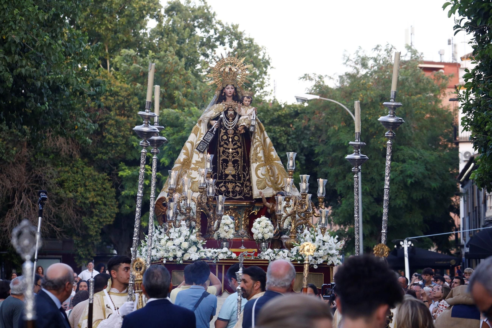 La procesión de la Virgen del Carmen de Puerta Nueva de Córdoba, en imágenes