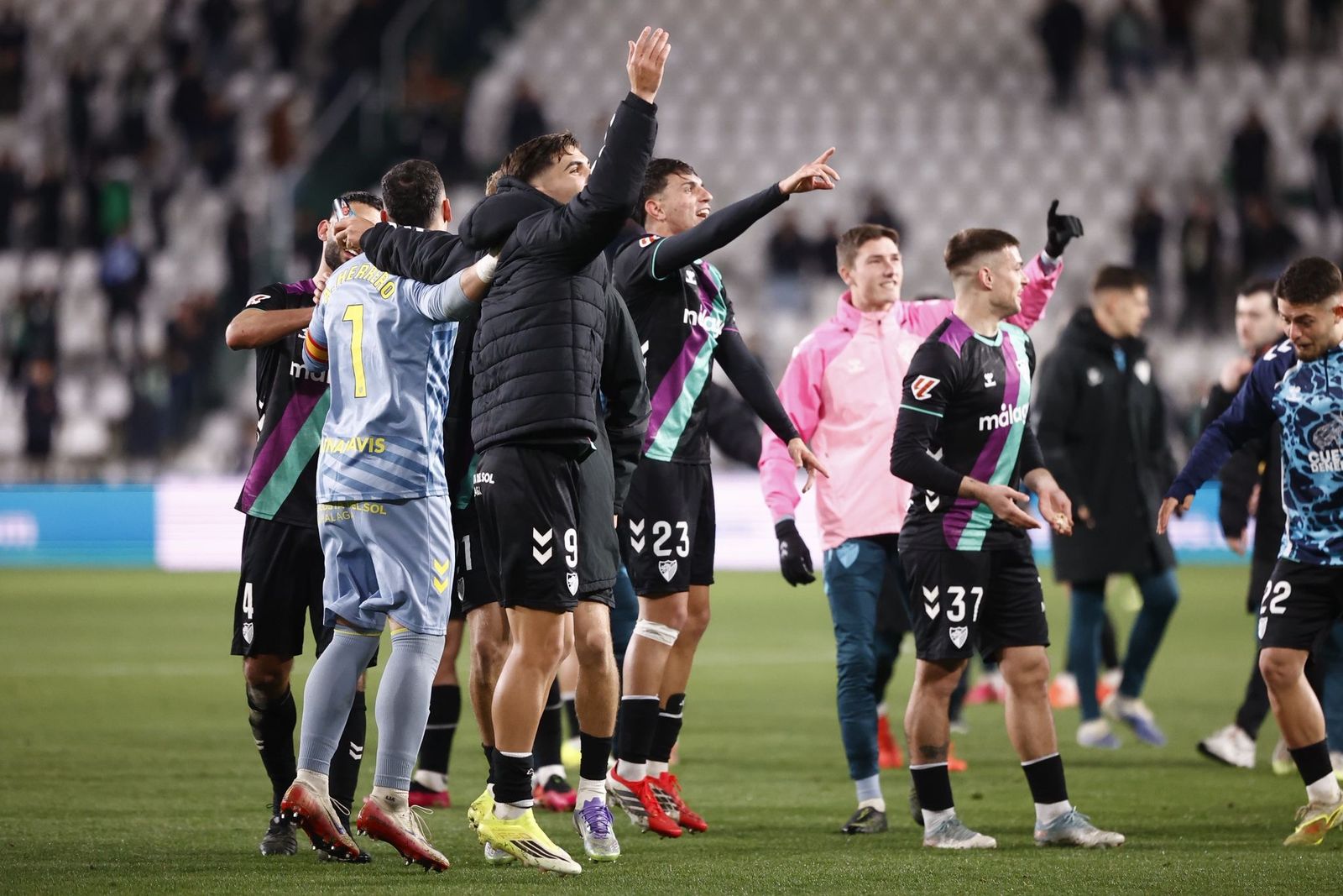 El Córdoba-Málaga CF, en fotos