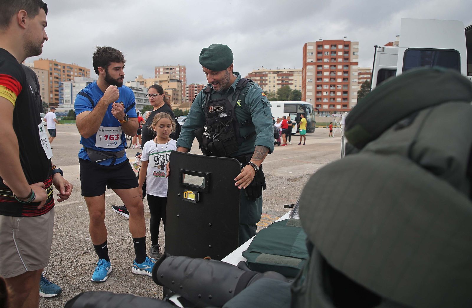 Fotos de la exhibición de medios de la Guardia Civil en el Llano Amarillo de Algeciras