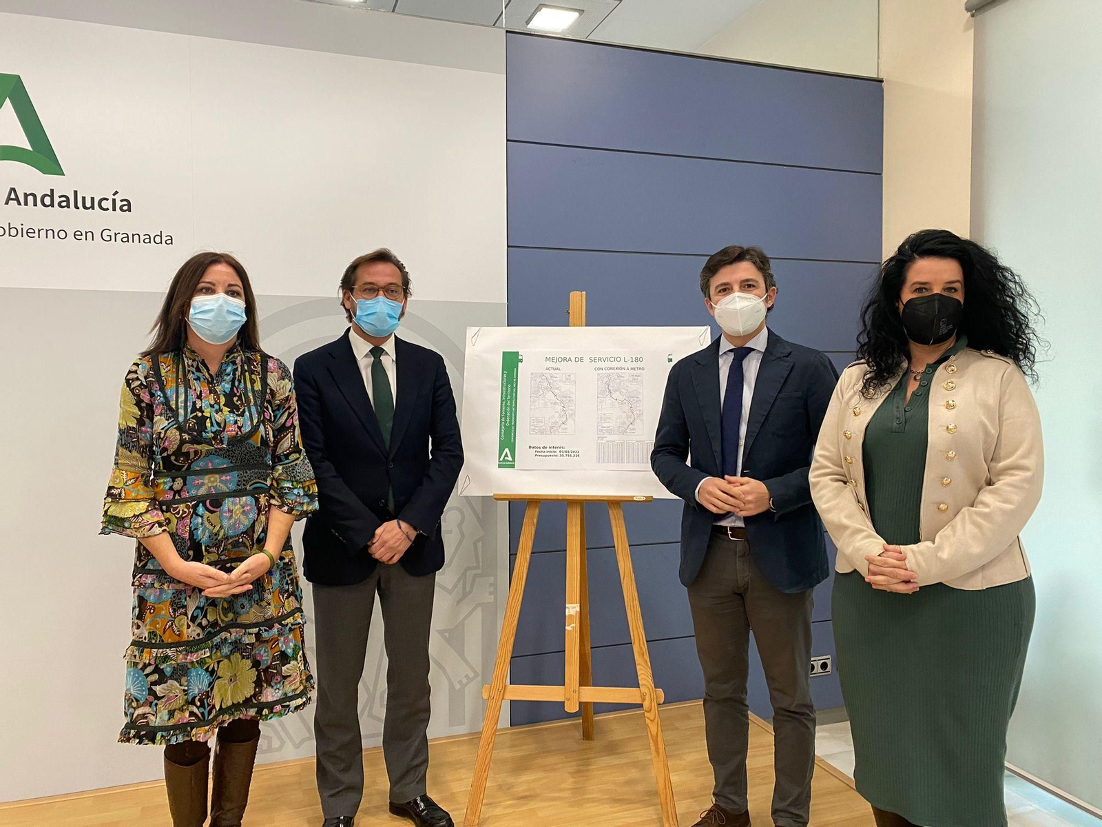 El Consorcio de Transporte de Granada conecta Cájar y Huétor Vega al Metro con la línea 180