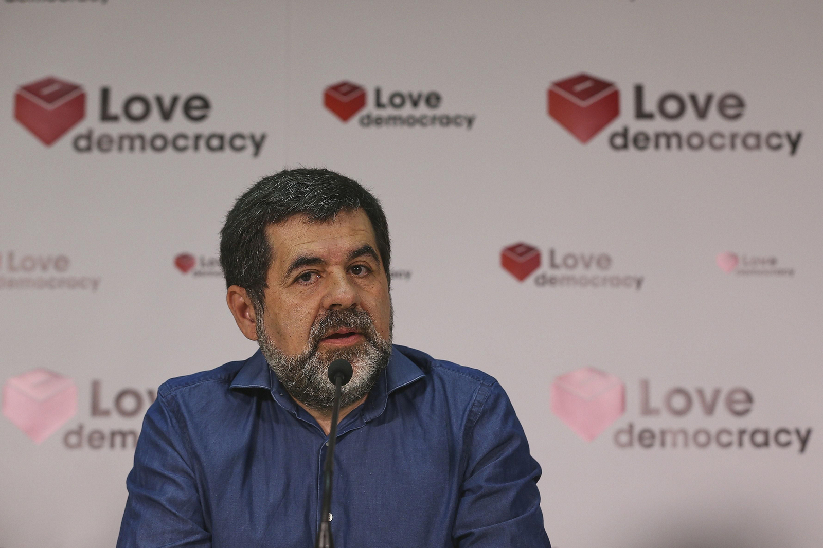 El presidente de la Asamblea Nacional Catalana (ANC), Jordi  Sànchez