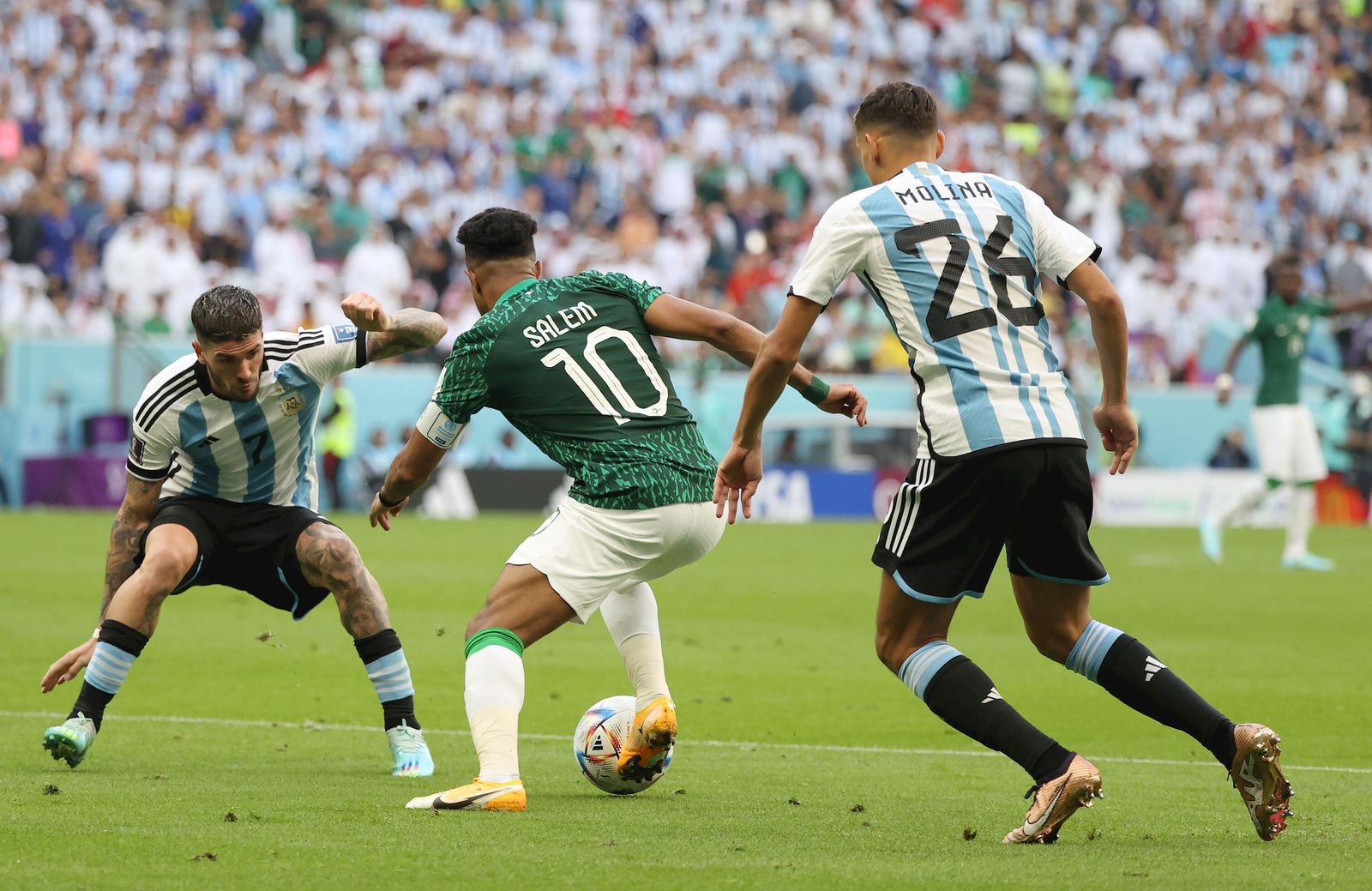 Imagen del Argentina-Arabia Saudí.