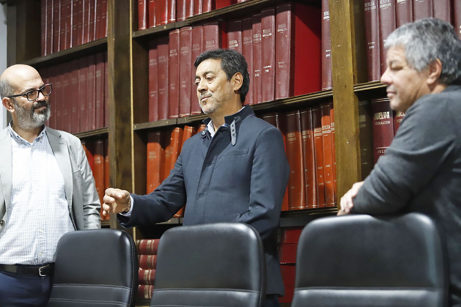 Imágenes de la emotiva visita de Luzardo y Alzugaray a Huelva Información