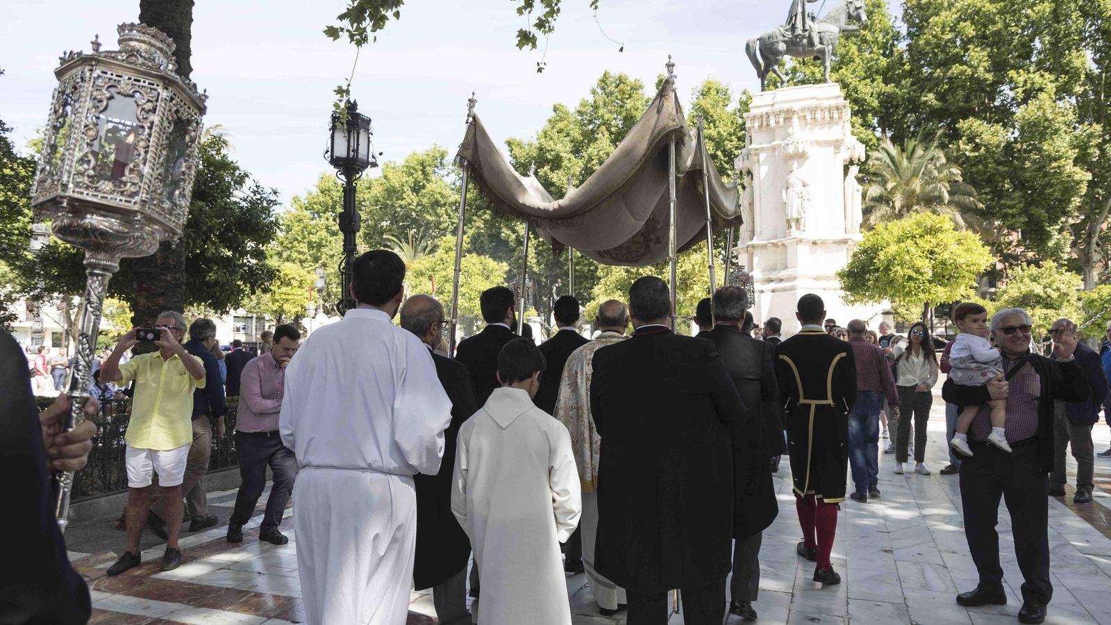 La procesión del Sagrario el año pasado.