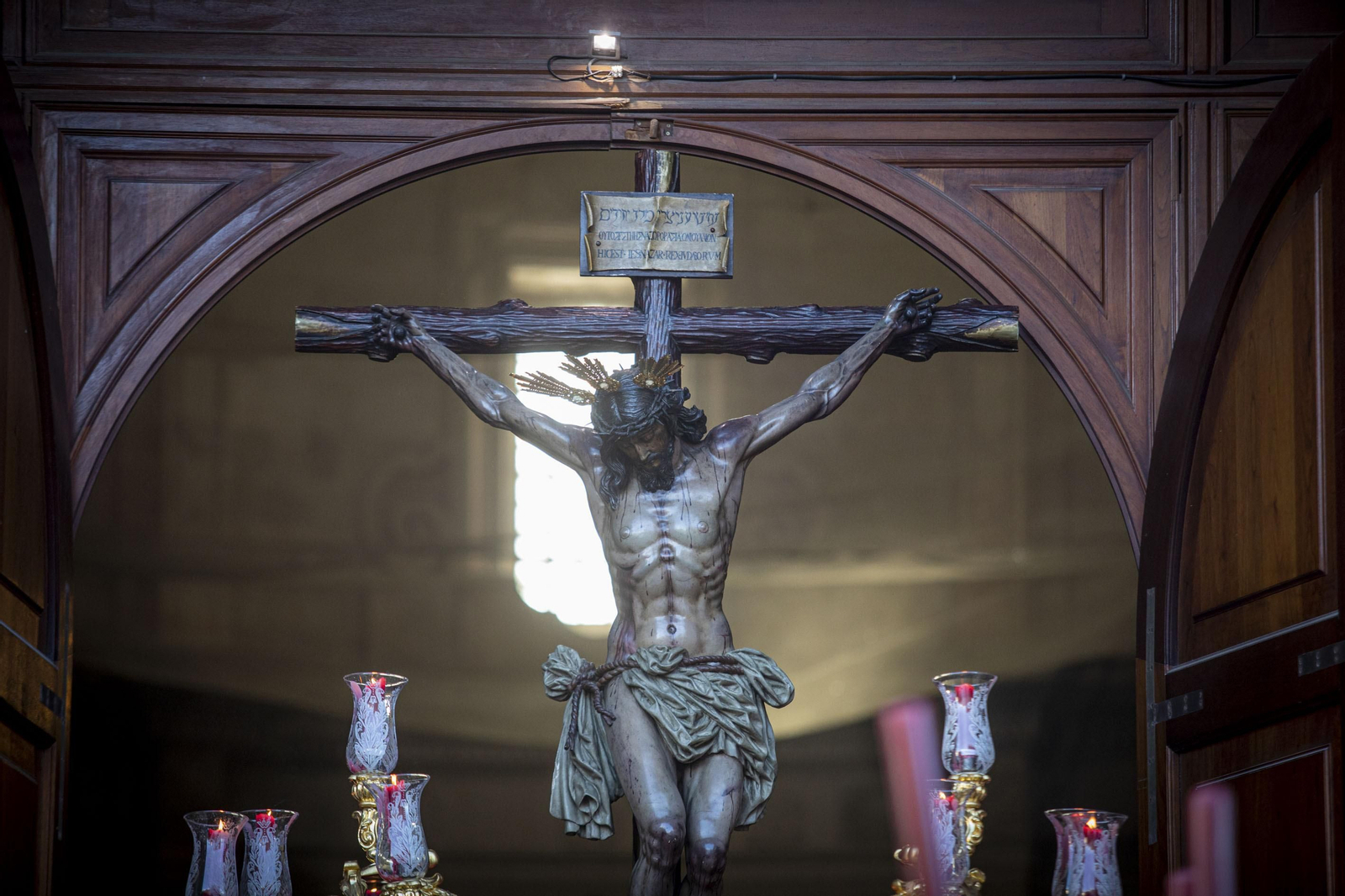 Imágenes del regreso de La Palma a su templo en la Semana Santa de Cádiz 2022