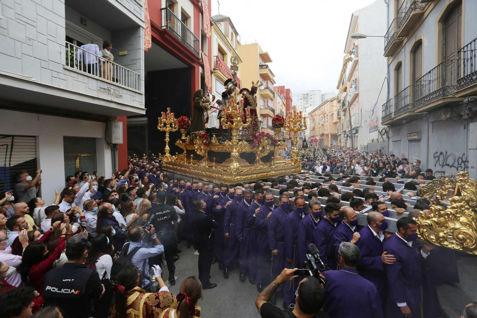 Las fotos de Jesús de la Sentencia en la procesión Magna de Málaga