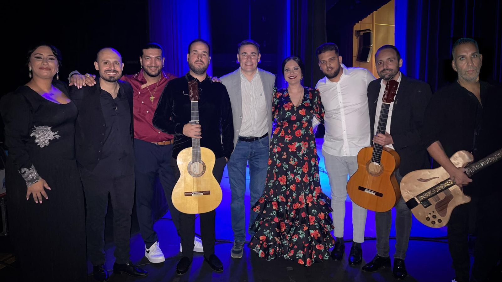 Participantes en la gala flamenca.
