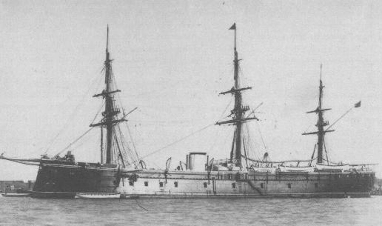 1867 hace 150 añosLa Numancia llega a Cádiz tras dar la vuelta al mundo