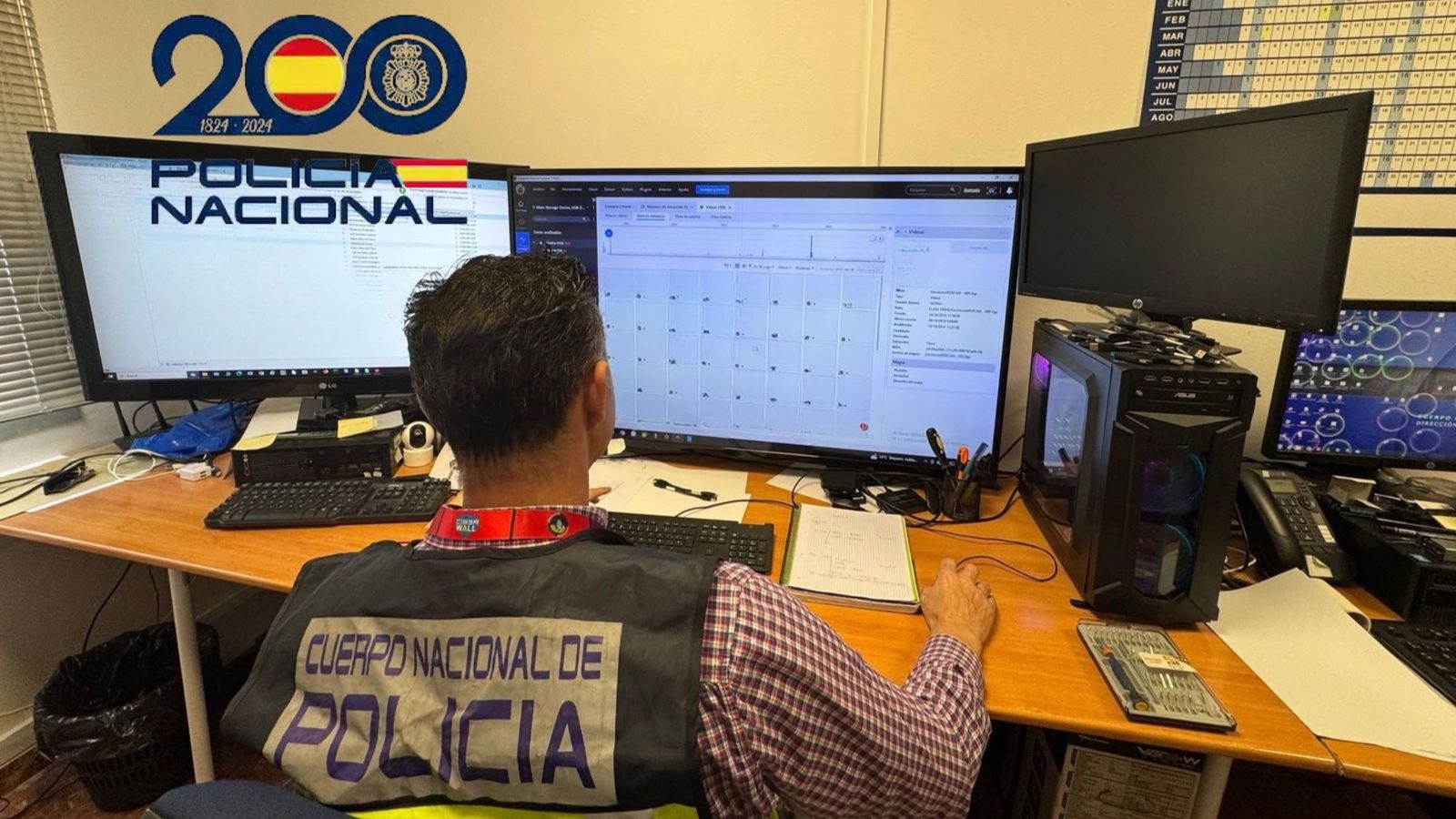 La Policía Nacional desarticula una red criminal dedicada a fraudes financieros mediante suplantación de identidad en Algeciras.