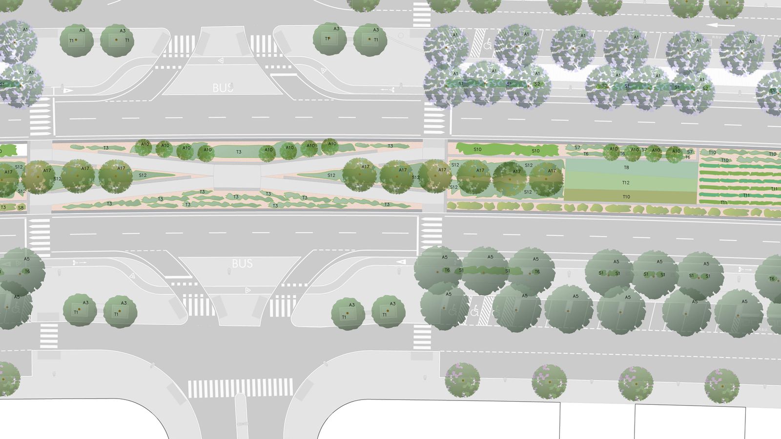 La restauración de la ronda sur