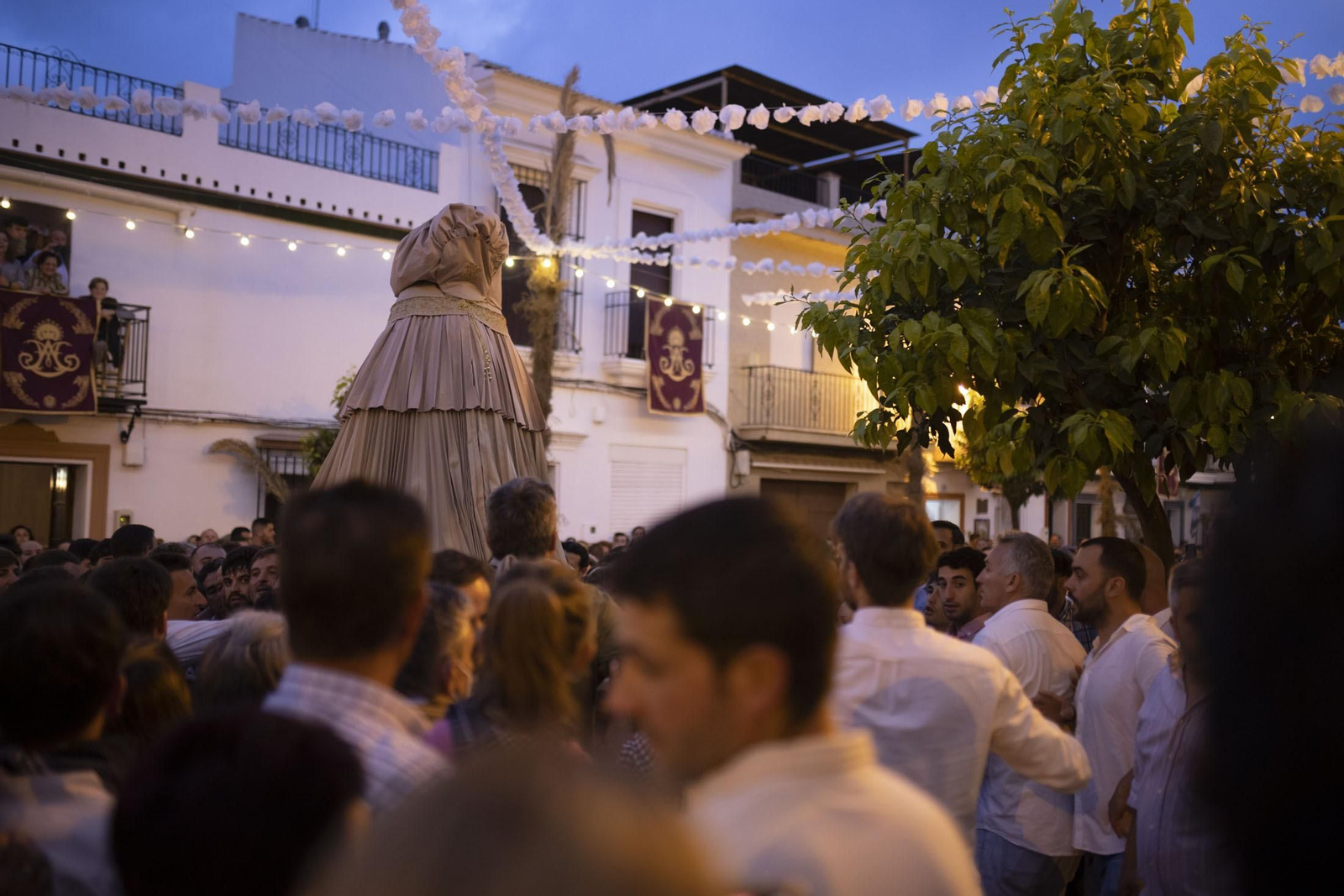 Imágenes del traslado de la Virgen del Rocío de Almonte hasta El Chaparral