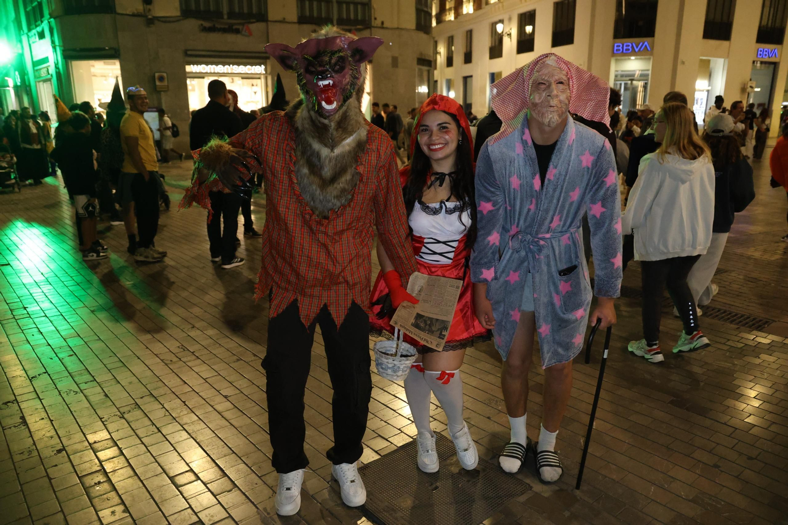 La noche de Halloween en Málaga, en imágenes