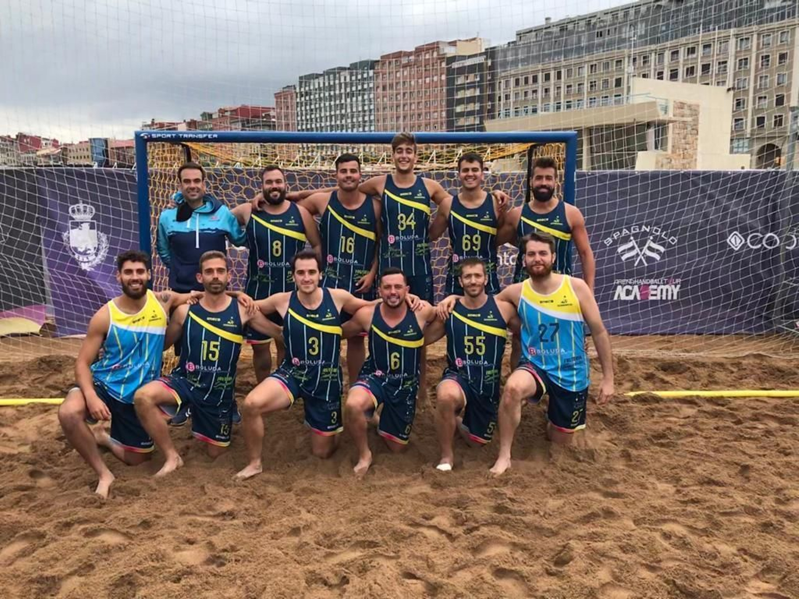 La formación del Balonmano Playa Algeciras