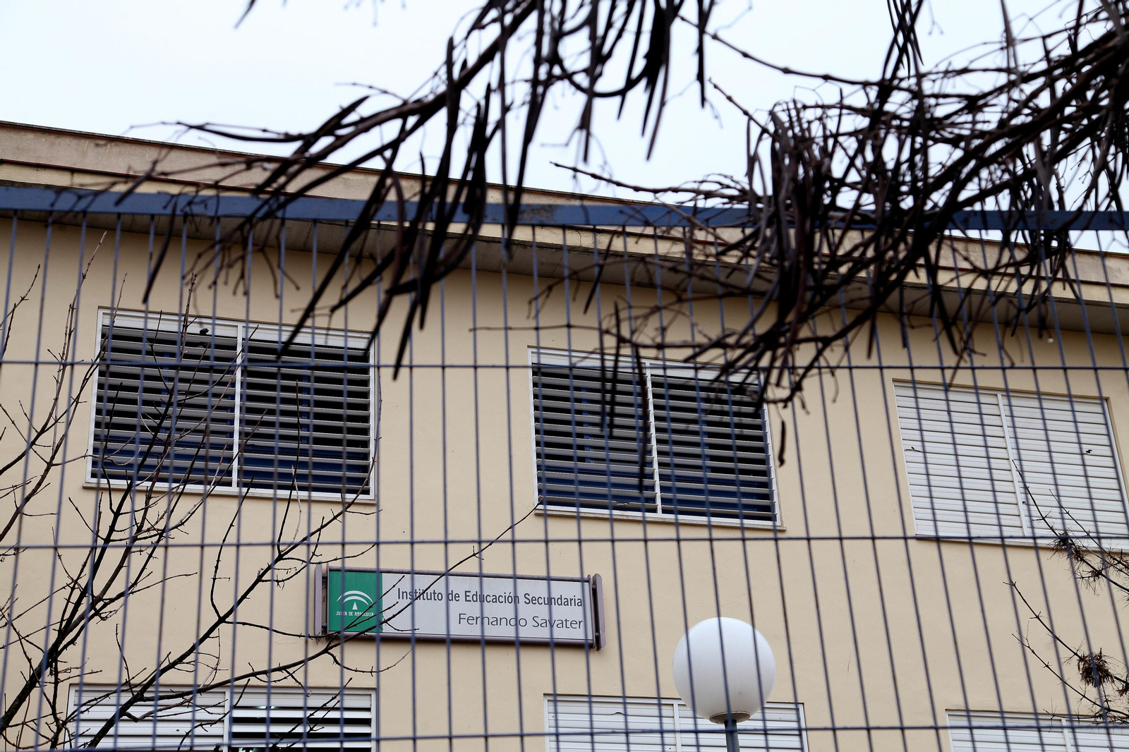Una imagen de la fachada del IES Fernando Savater.