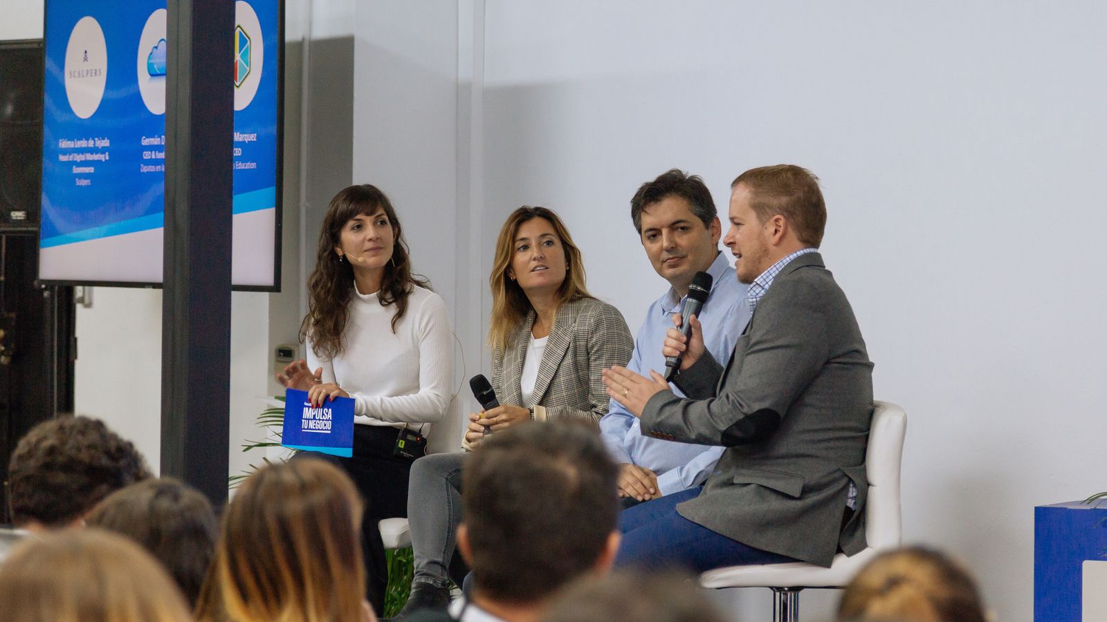 La charla coloquio del evento organizado por Facebook.