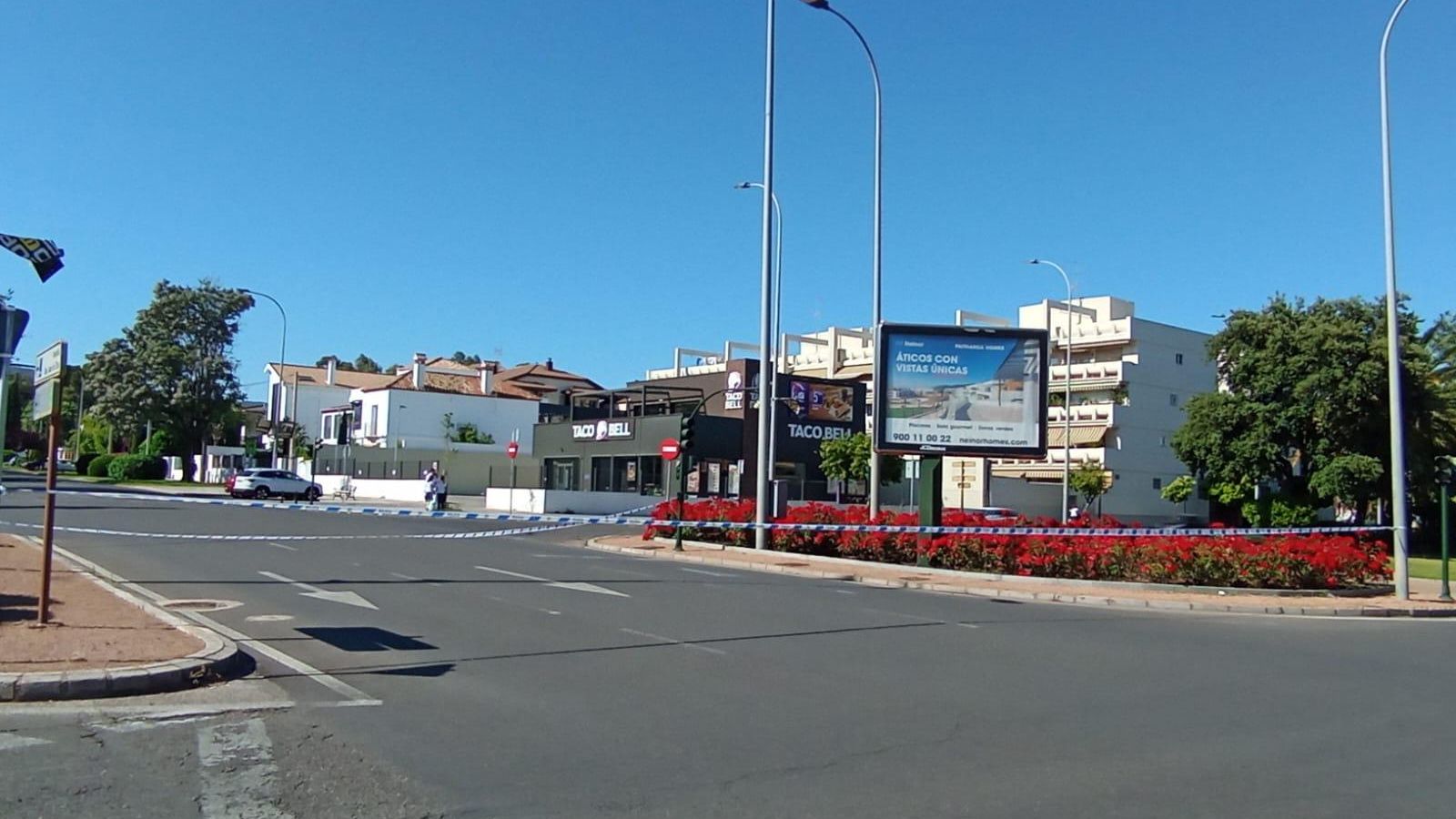 Un cruce peligroso, precintado en el Brillante.