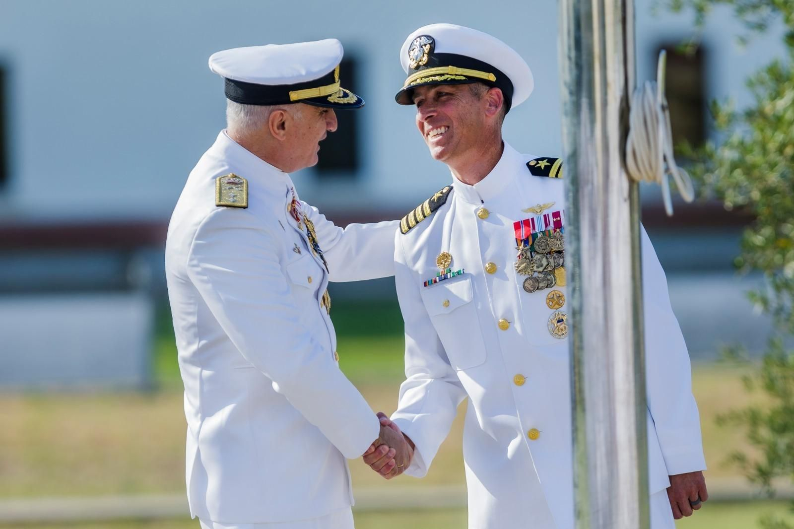 Así ha sido el cambio de comandante de EEUU en la Base de Rota