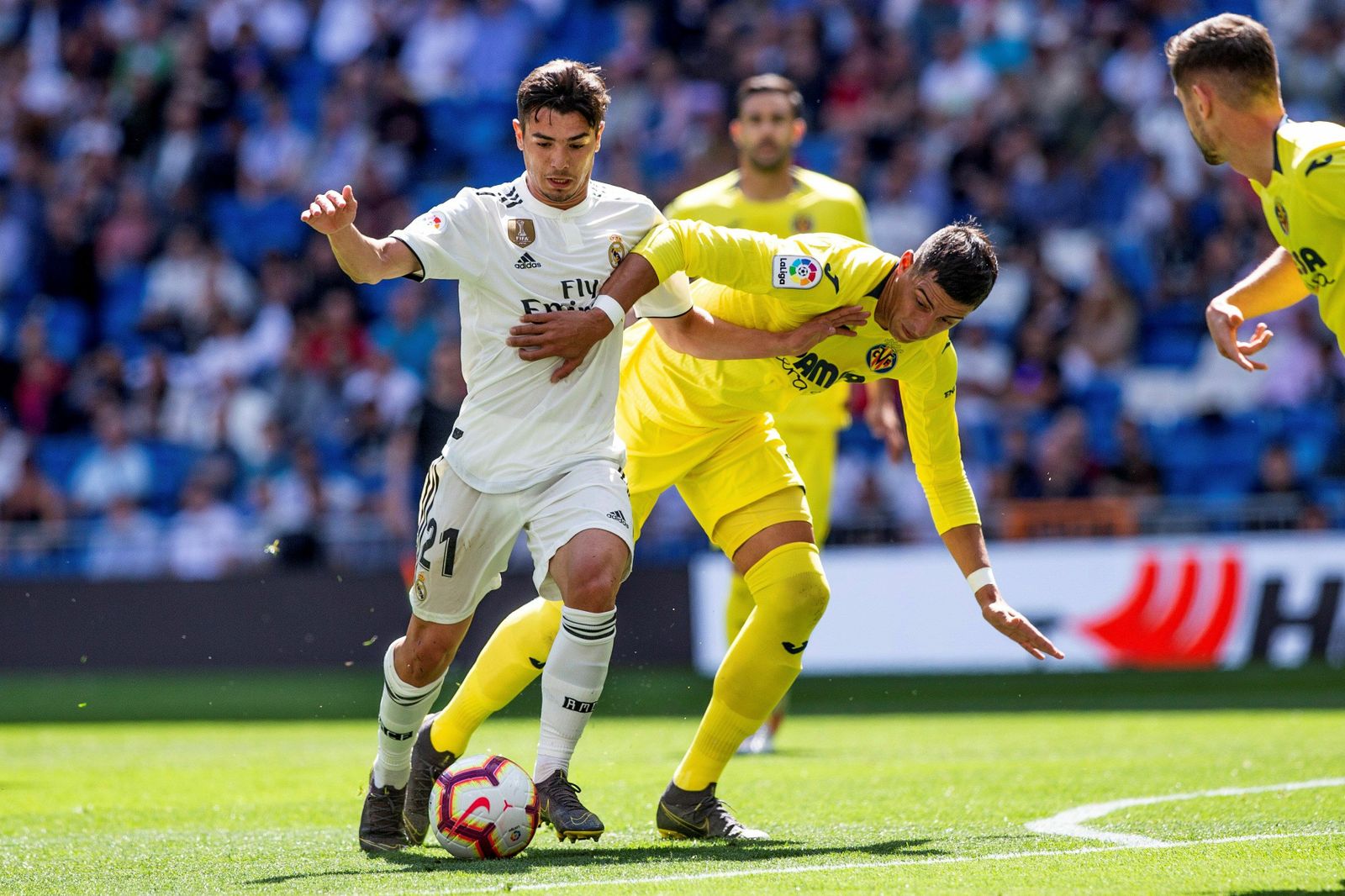 El Real Madrid - Villarreal, en imágenes