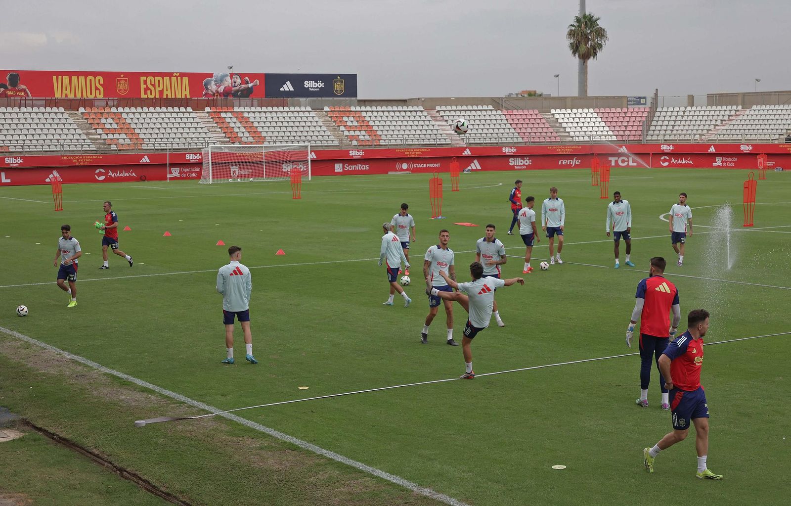 Fotos del entrenamiento de la selección española sub-21 en Algeciras