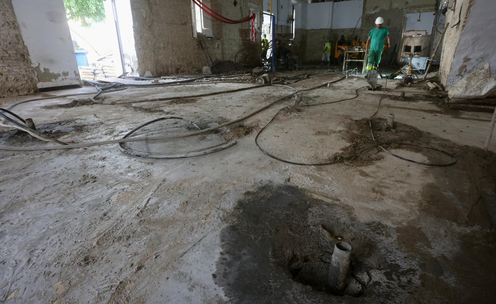Obras en la Iglesia de La Caridad
