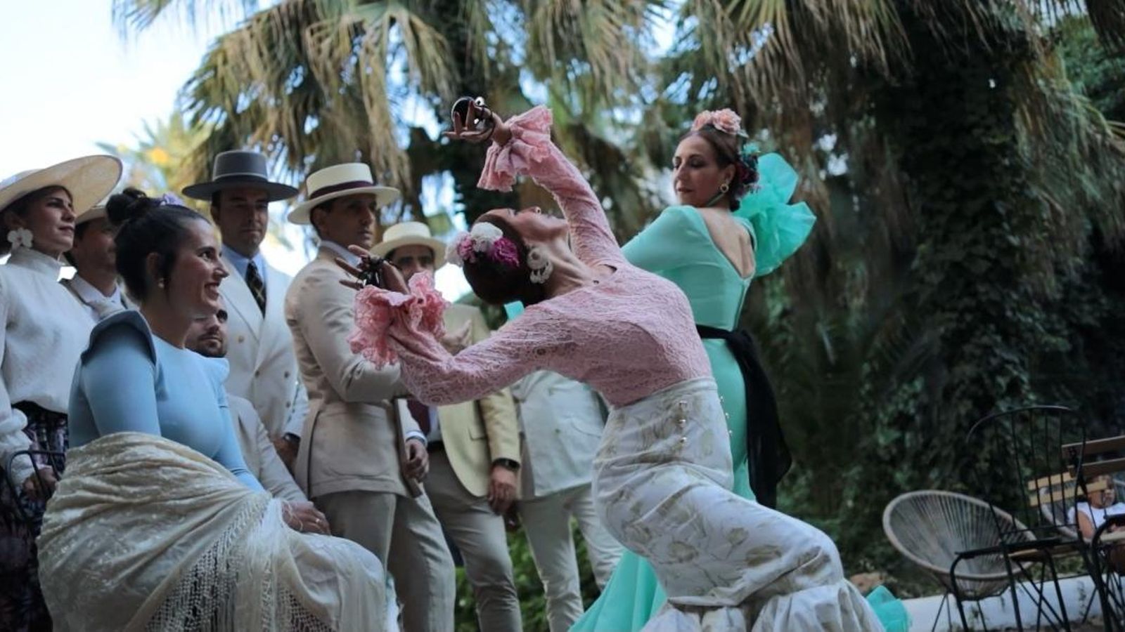 Representación del cuadro Feria de Córdoba de Julio Romero de Torres
