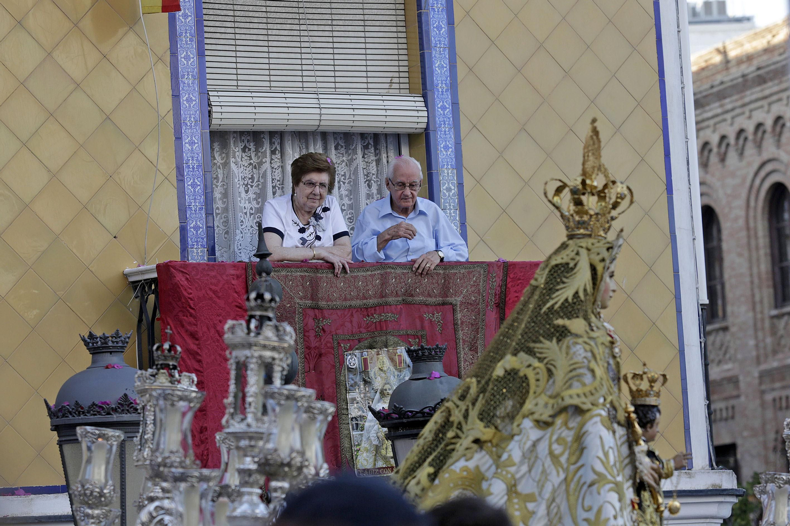 Salida procesional de la patrona de Cadiz