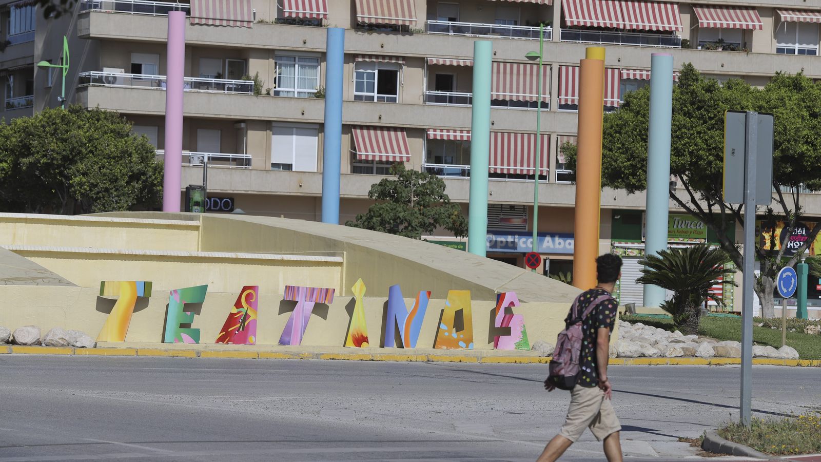 La popular Fuente de los Colores lleva años sin funcionar.