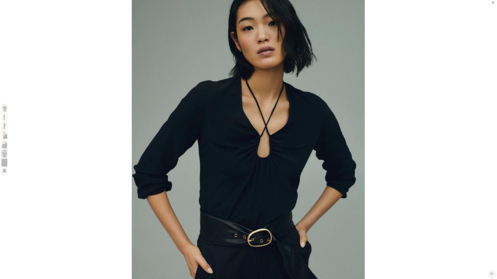 Blusa con escote de Mango.