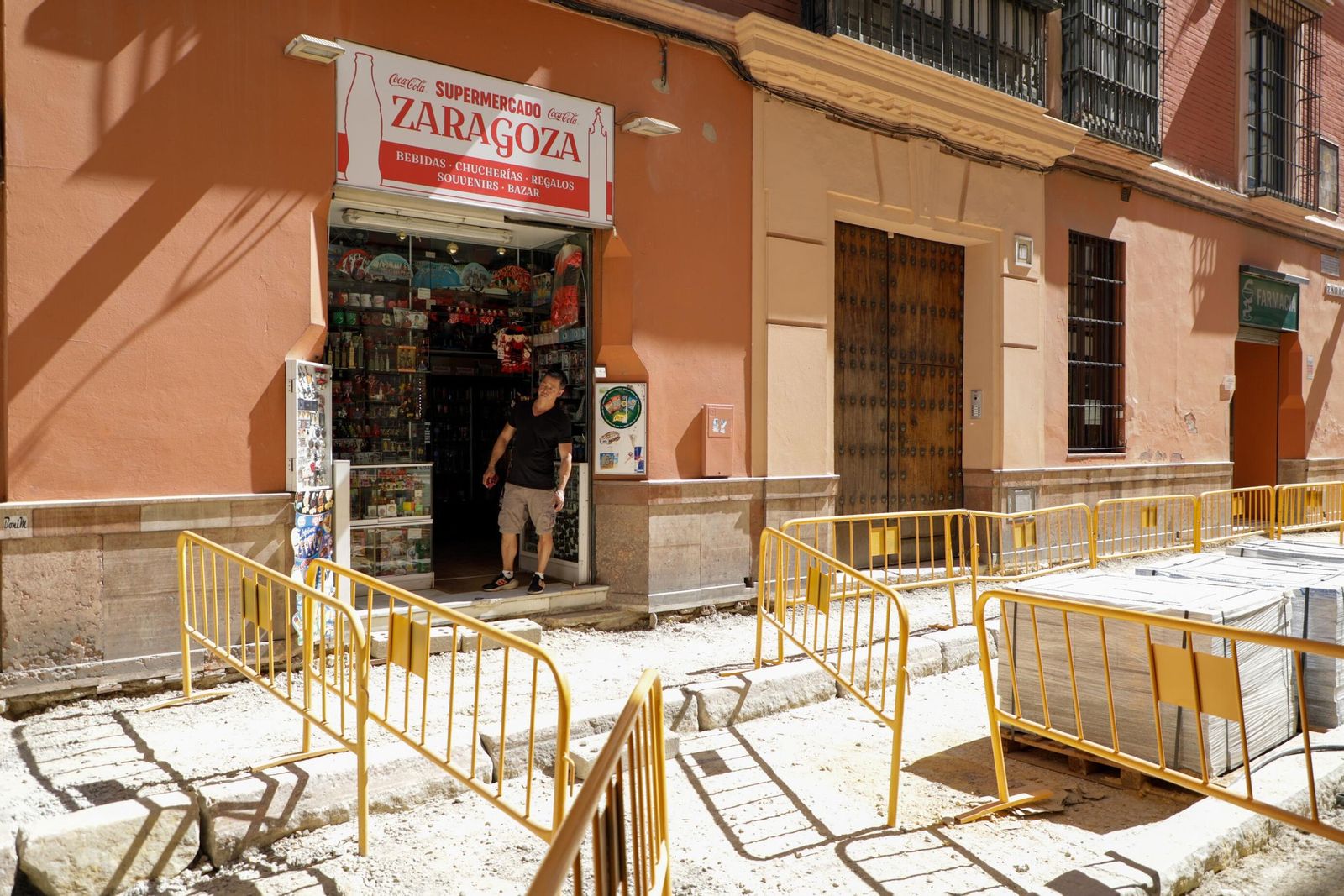 Las fotos de las obras en la calle Zaragoza de Sevilla