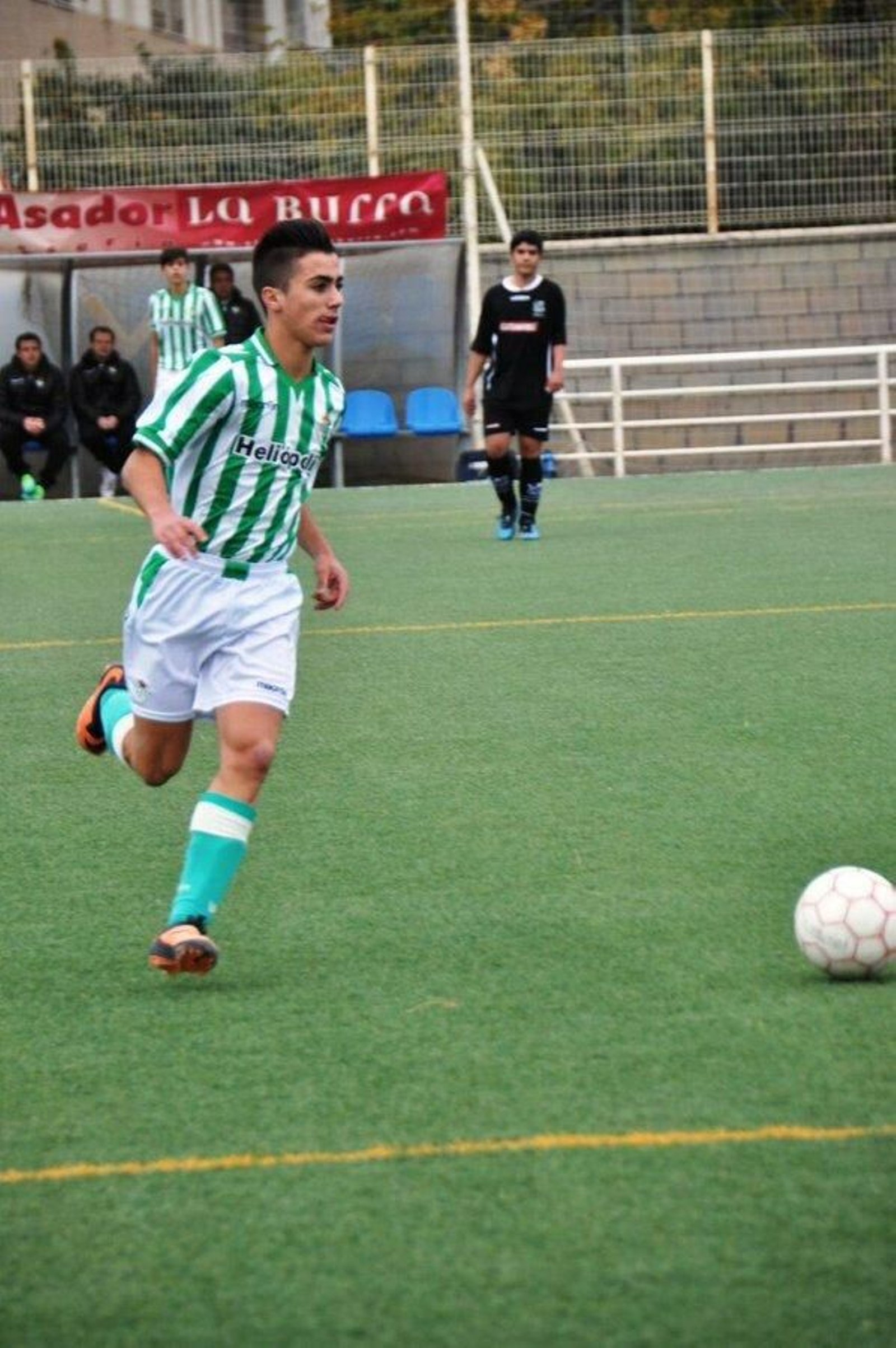 Cristian, en su etapa en la cantera del Betis. Cristian, en su etapa en la cantera del Betis.
