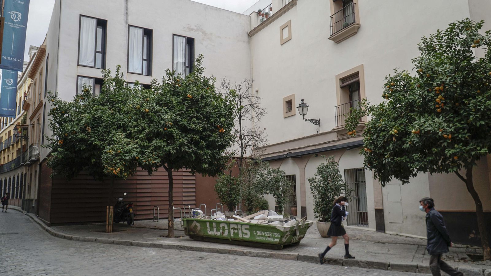 El espacio en el barrio de Santa Cruz que se rotulará Marqués de la Vega-Inclán.
