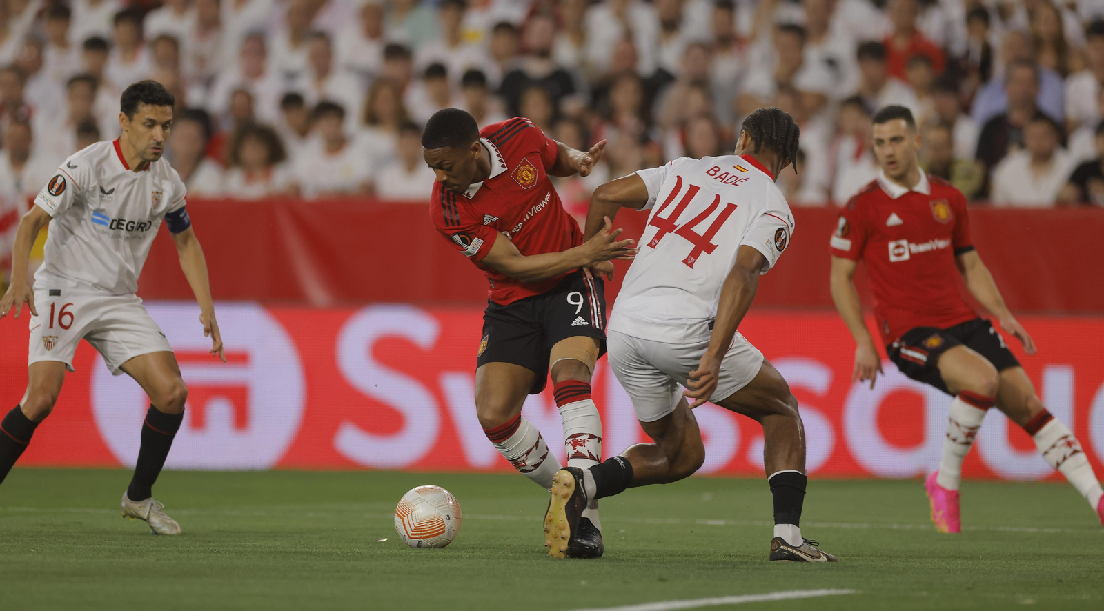 Las fotos del Sevilla-Manchester