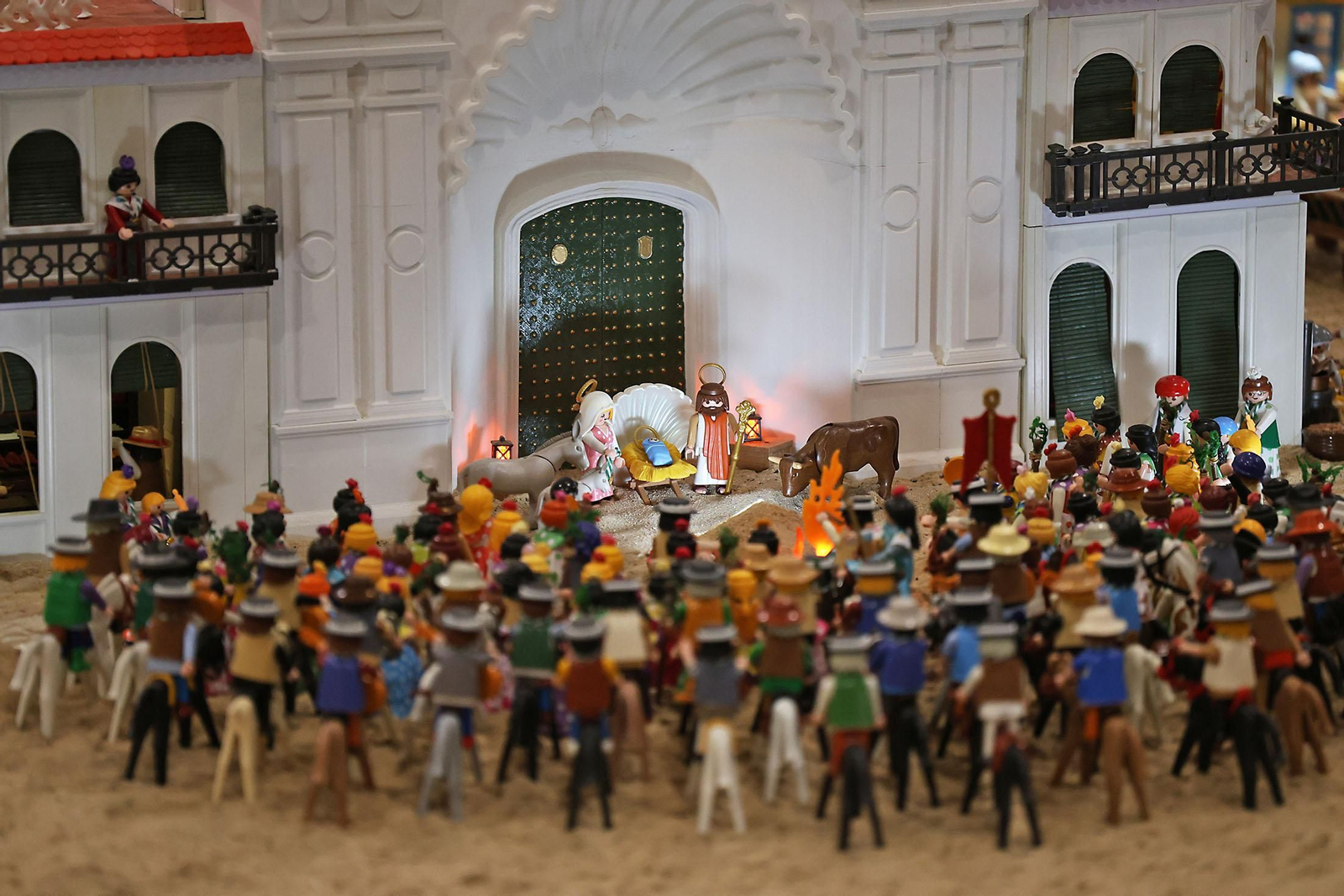 Imágenes del Belén de Playmobil más grande del mundo dedicado al Rocío