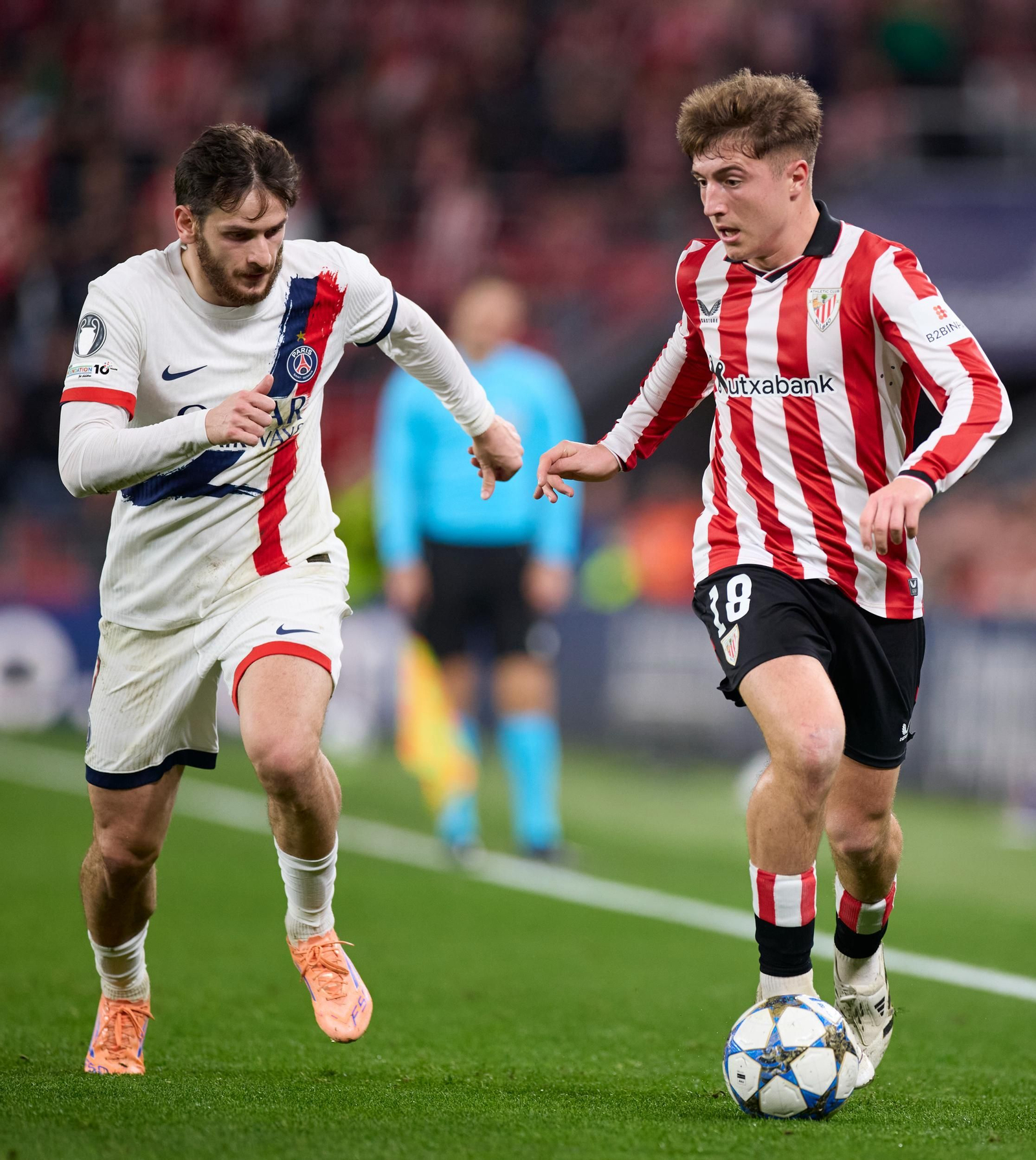 El Athletic Club-PSG, en imágenes