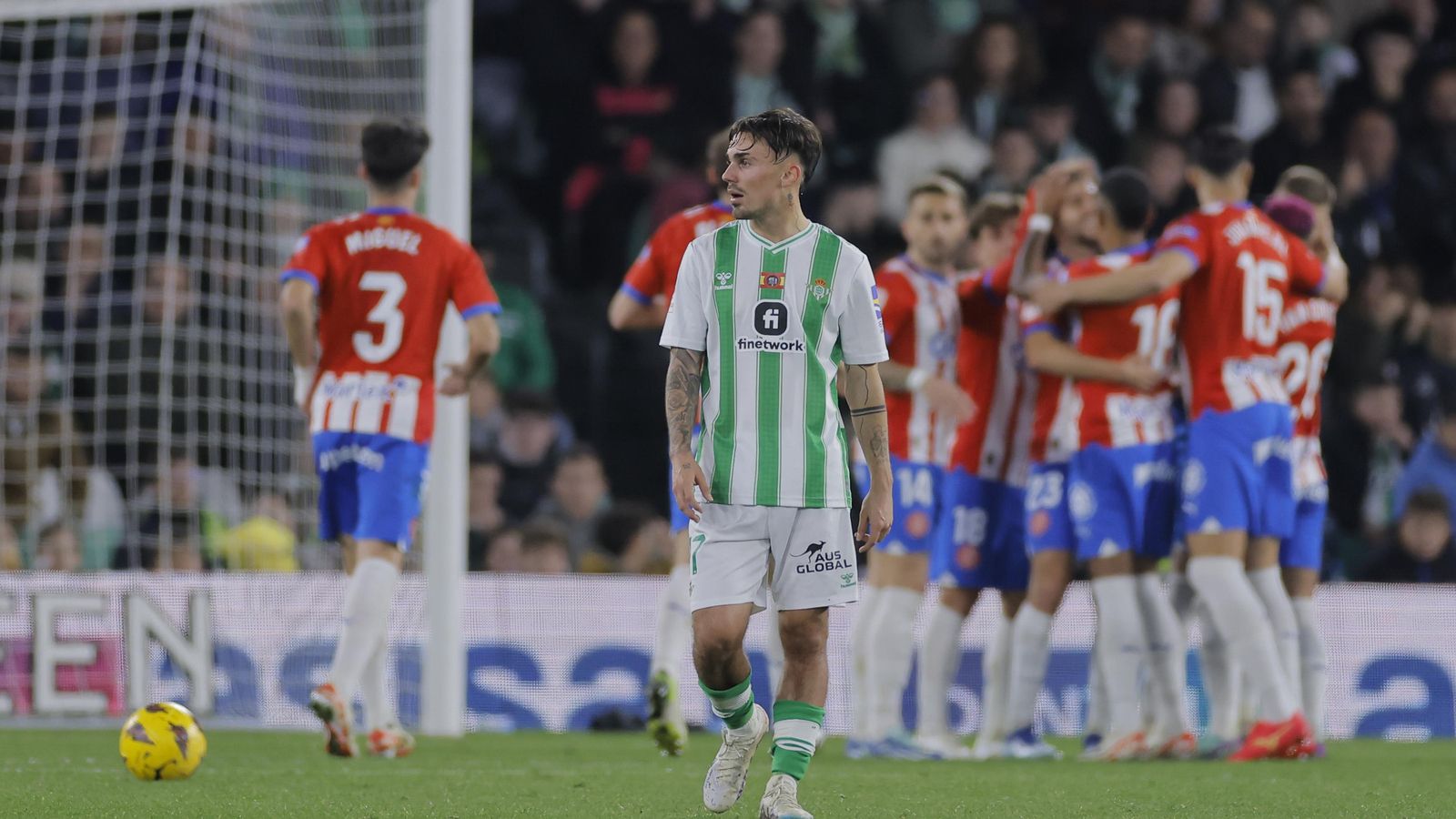 Rodri, tras el gol del Girona.