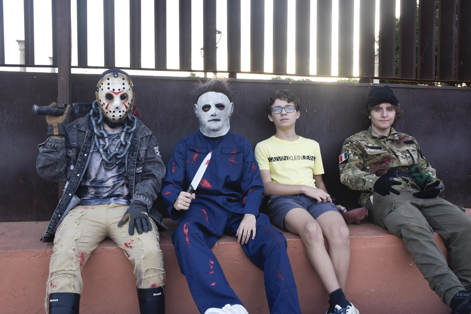 Fotos del horror freak por Halloween en La Línea