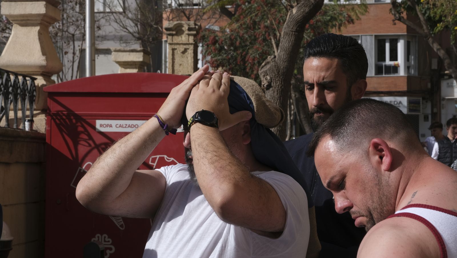 La procesión de la Santa Cena en Almería, en imágenes