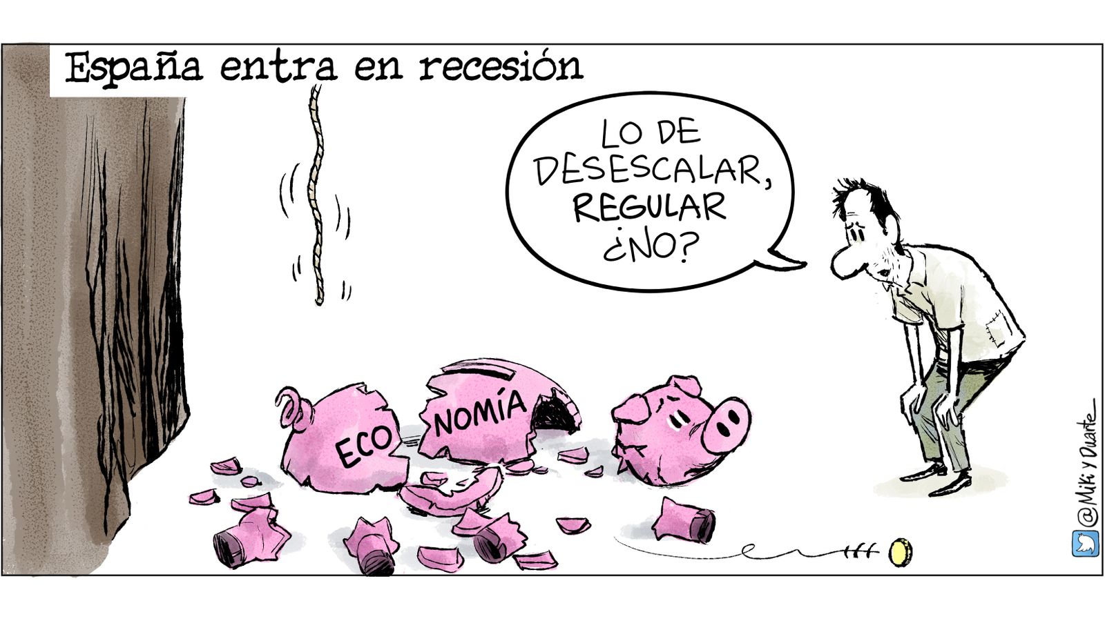 El batacazo económico