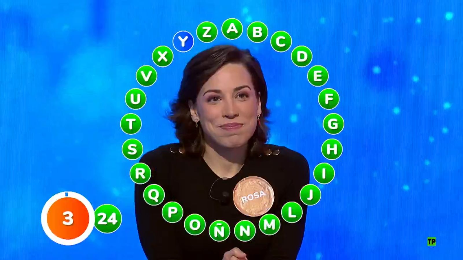 Rosa Rodríguez en una de las dos ocasiones en que se quedó al filo del bote