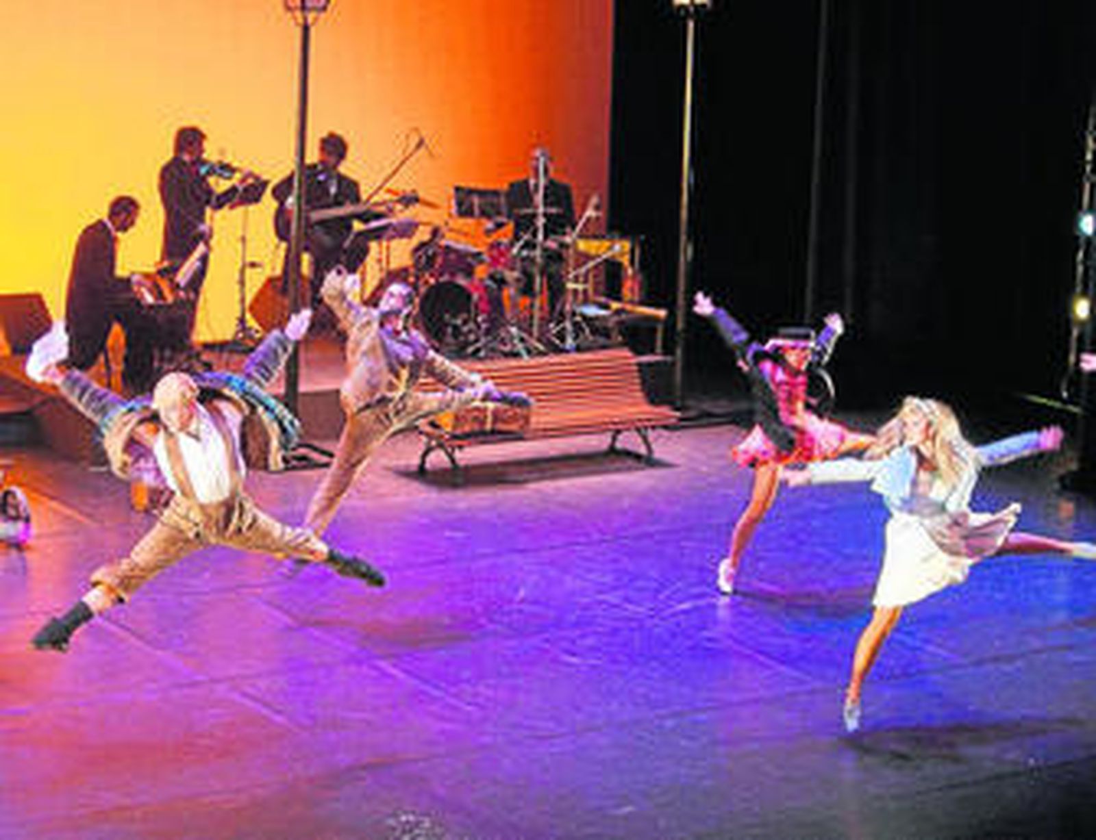 Un momento de 'Las cuatro estaciones', de La Tarasca.