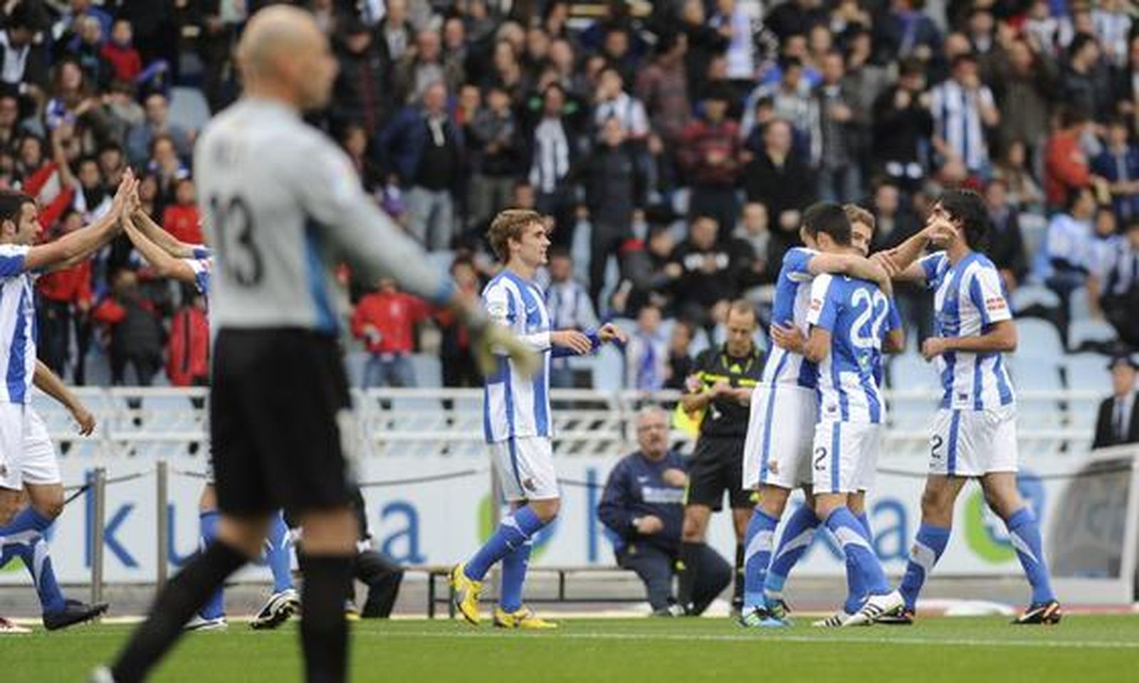 La Real Sociedad gana al Málaga tras una espectacular remontada (3-2)  Foto: Javier Etxezarreta / Efe