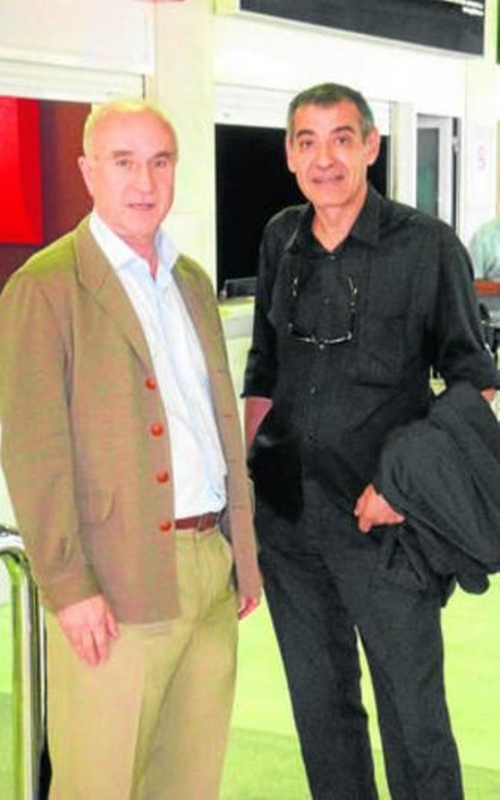 Martín Almagro con Juan Alberto Cano.