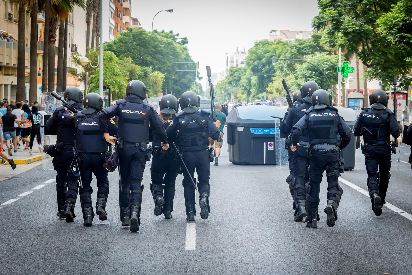 Imágenes de las protestas de trabajadores del metal en Cádiz tras el preacuerdo entre UGT y patronal
