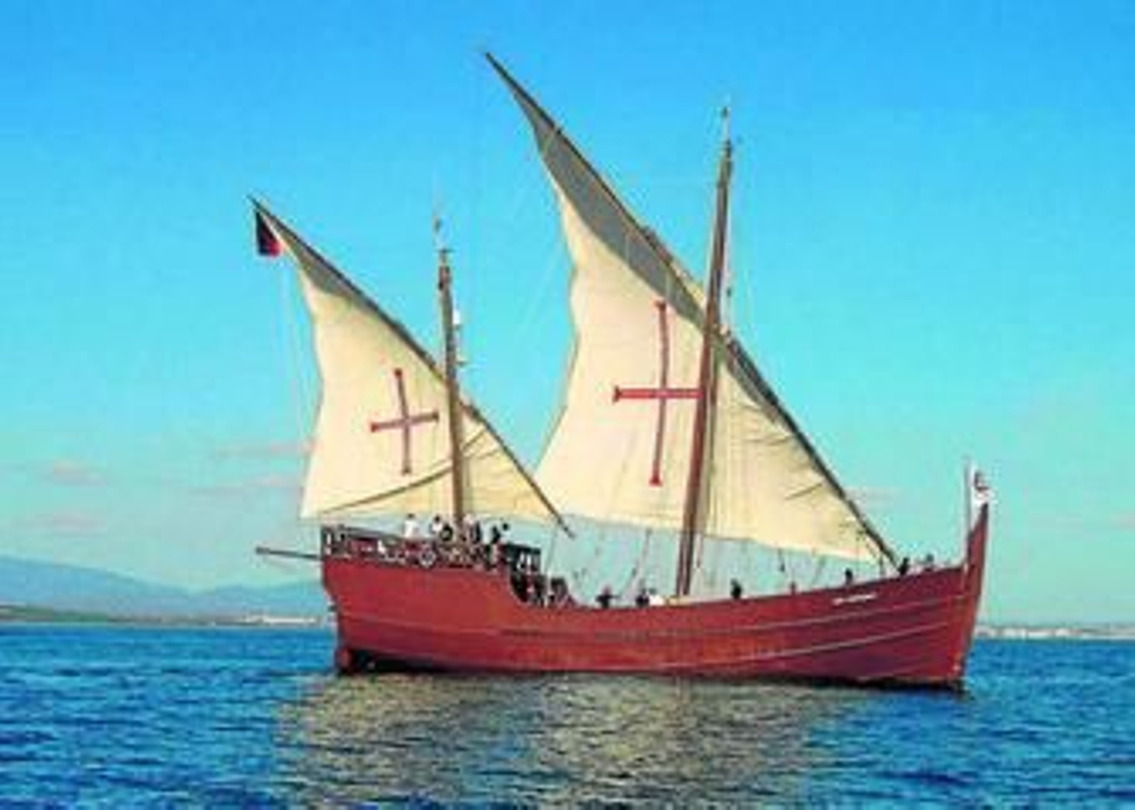 La carabela se encuentra actualmente en el puerto de Garrucha.