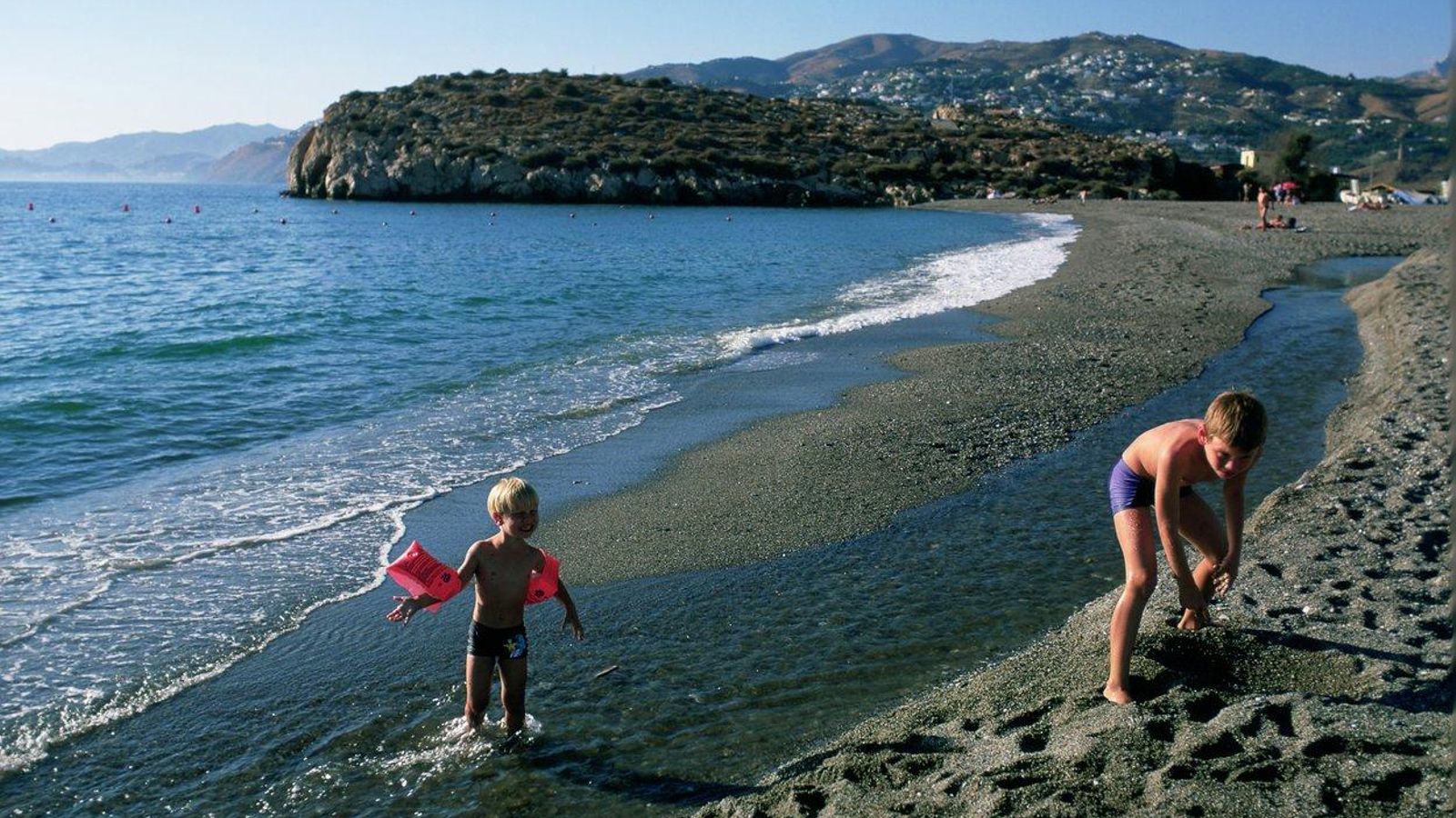 Playa de La Guardia, en Salobreña (Granada)